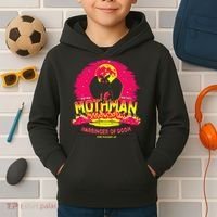 Mothman Harbinger Of Doom! Funny Cute Cryptid Creature Kids Hoodie thumb 2