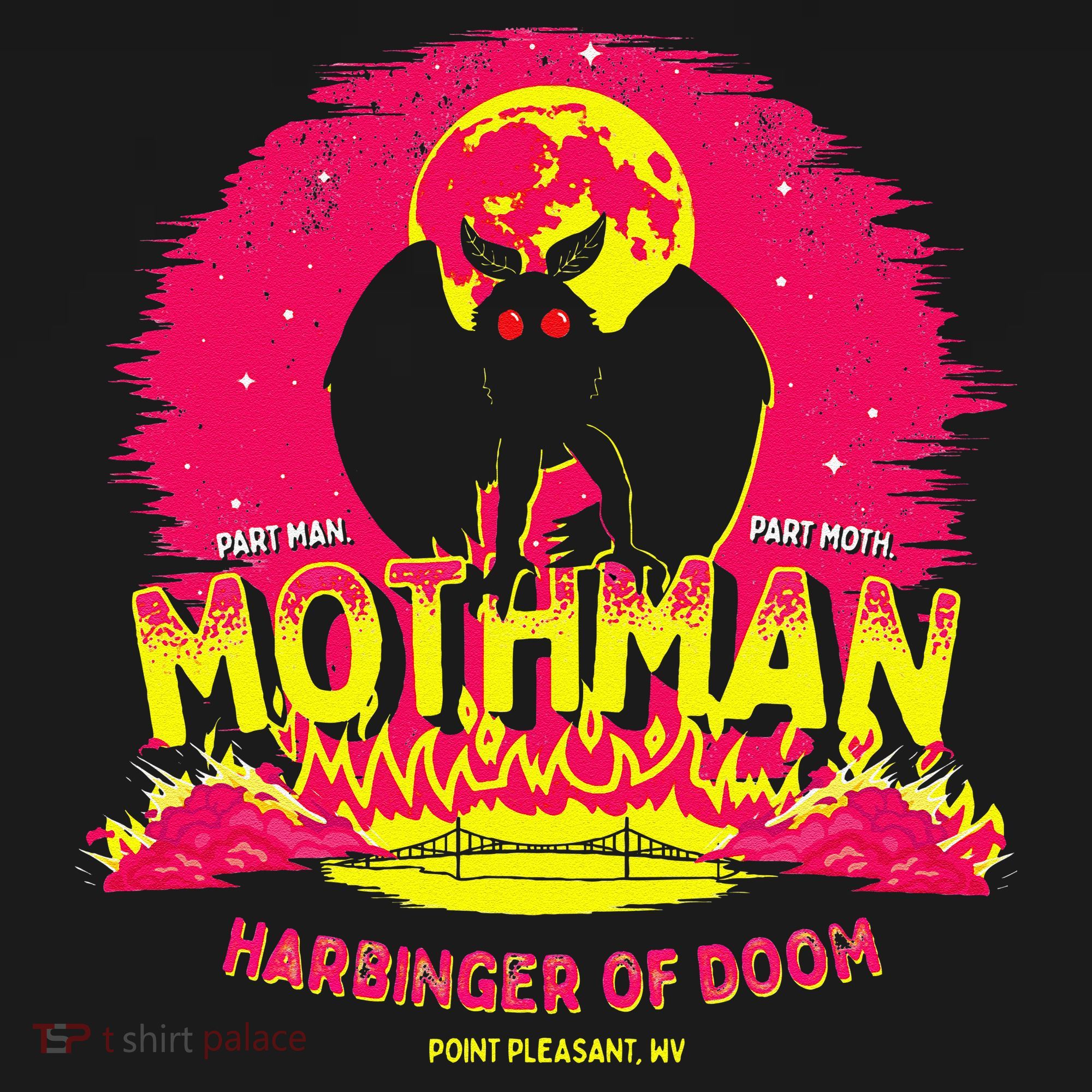 Mothman Harbinger Of Doom! Funny Cute Cryptid Creature Kids Long Sleeve Shirt