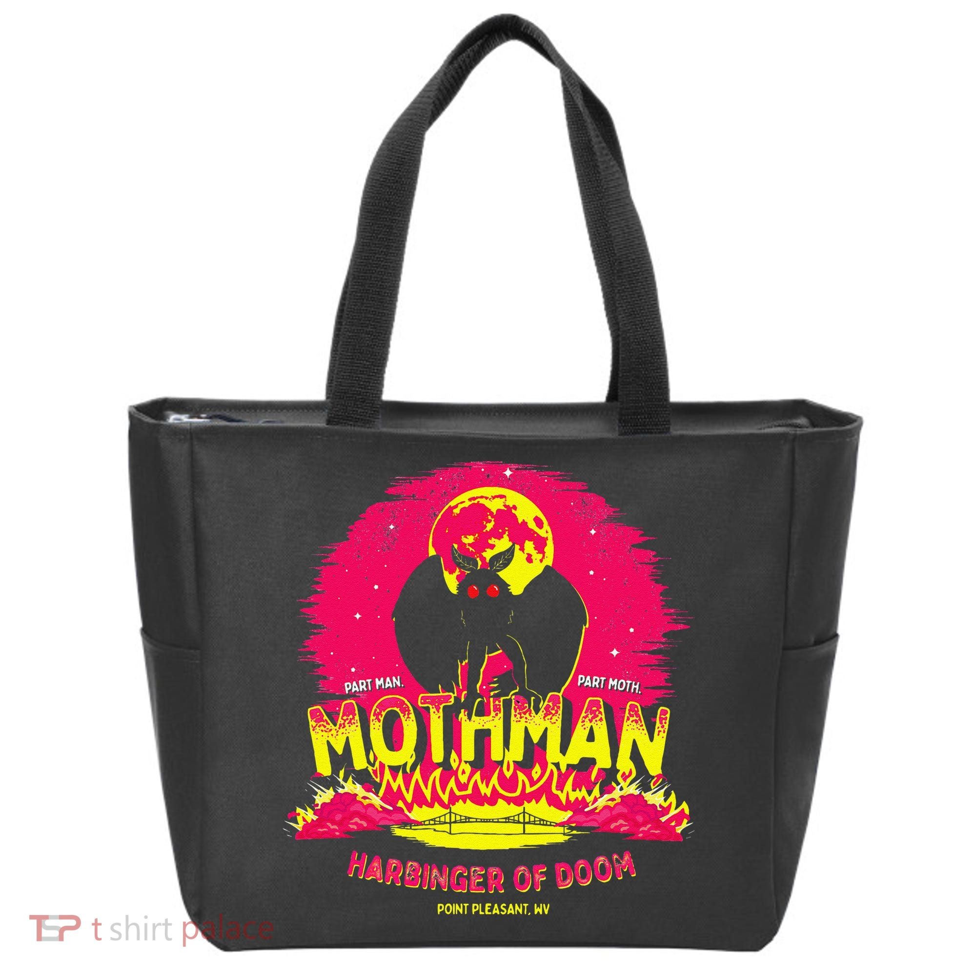 Mothman Harbinger Of Doom! Funny Cute Cryptid Creature Tote Bag