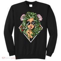 Medusa Hippie Psychedelic Snakes Greek Mythology Women Sweatshirt thumb 0