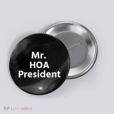 Mr. Hoa President Button