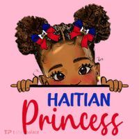 Melanin Haitian Princess Haiti Flag Coaster thumb 2
