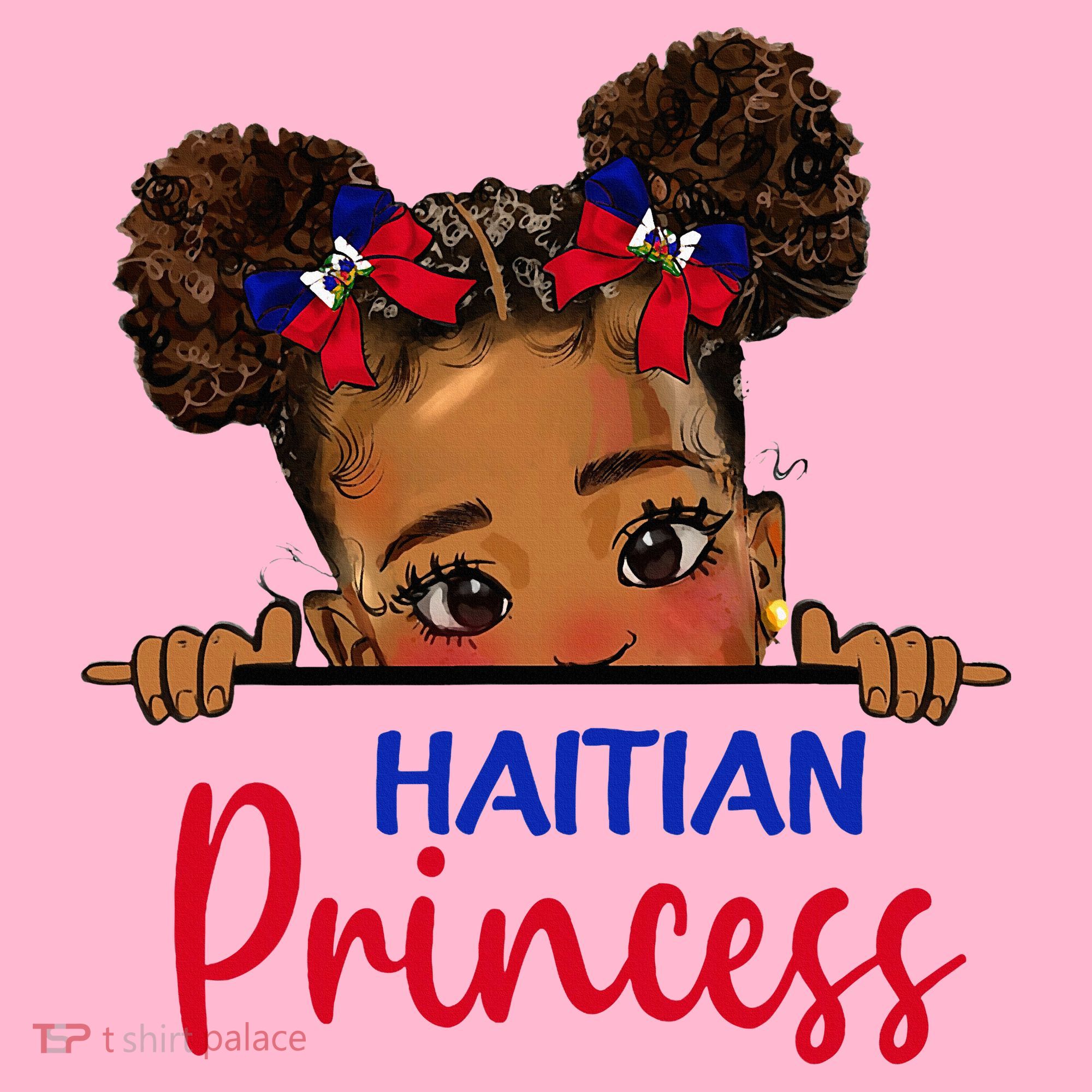 Melanin Haitian Princess Haiti Flag Coaster