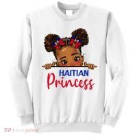Melanin Haitian Princess Haiti Flag Sweatshirt thumb 0
