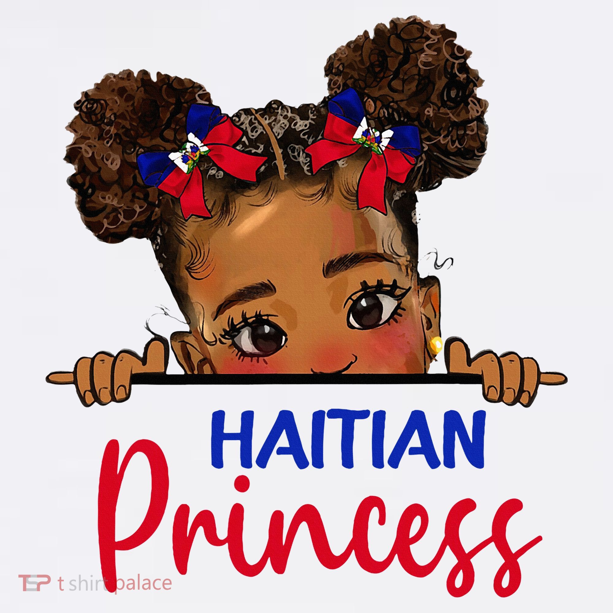 Melanin Haitian Princess Haiti Flag Baby Bodysuit