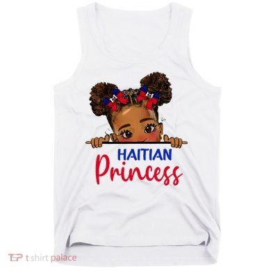 Melanin Haitian Princess Haiti Flag Tank Top