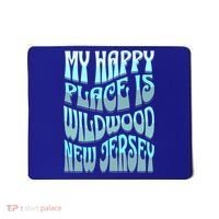 My Happy Place Is Wildwood New Jersey Ocean Beach Vacation Gift Mousepad thumb 0
