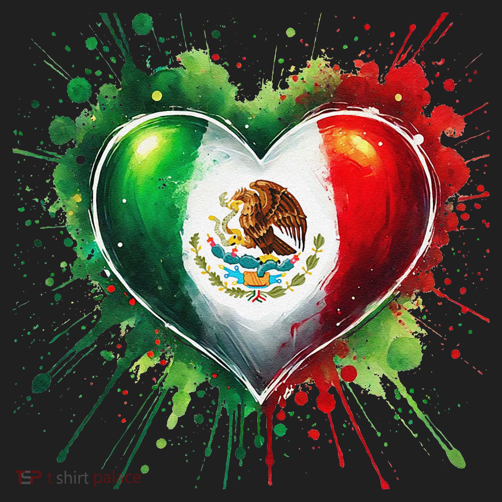 Mexico Heart Patriotic Mexico Flag Mexican Beanie