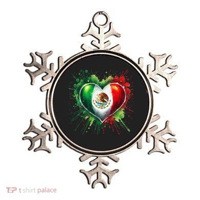Mexico Heart Patriotic Mexico Flag Mexican Ornament