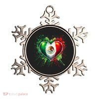 Mexico Heart Patriotic Mexico Flag Mexican Ornament thumb 0