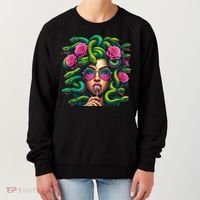 Medusa Hippie Psychedelic Snakes Greek Mythology Women's Sweatshirt thumb 0