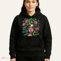 Medusa Hippie Psychedelic Snakes Greek Mythology Hoodie thumb 5