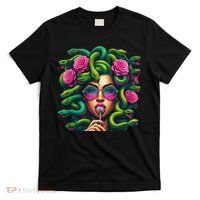 Medusa Hippie Psychedelic Snakes Greek Mythology T-Shirt thumb 0