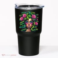 Medusa Hippie Psychedelic Snakes Greek Mythology Tumbler thumb 0