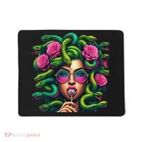 Medusa Hippie Psychedelic Snakes Greek Mythology Mousepad thumb 0