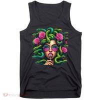 Medusa Hippie Psychedelic Snakes Greek Mythology Tank Top thumb 0