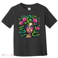 Medusa Hippie Psychedelic Snakes Greek Mythology Toddler T-Shirt thumb 0