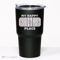 My Happy Place | Hockey, Figure & Speed Skating Rink Tumbler thumb 0