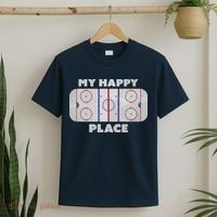 My Happy Place | Hockey, Figure & Speed Skating Rink T-Shirt thumb 2