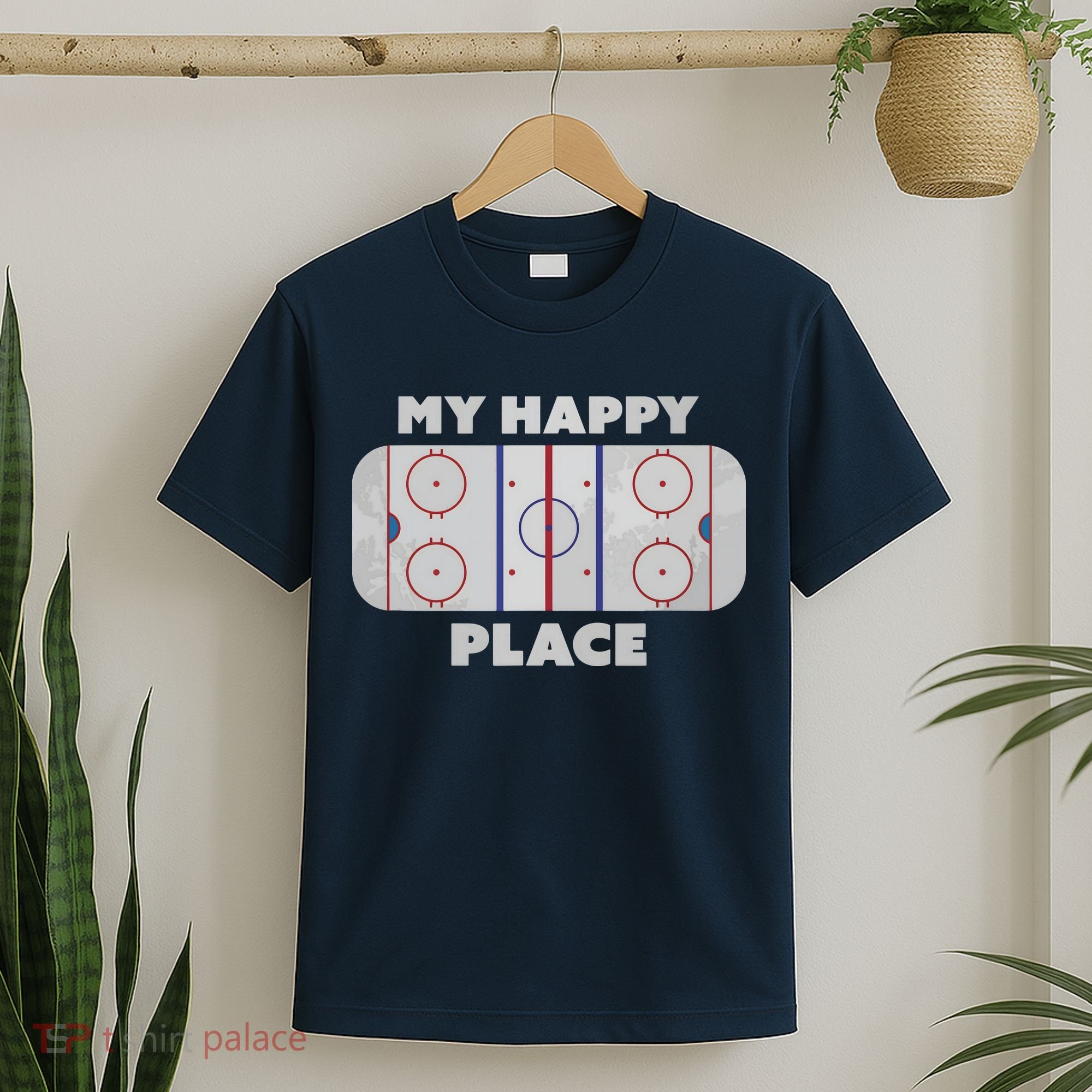 My Happy Place | Hockey, Figure & Speed Skating Rink T-Shirt