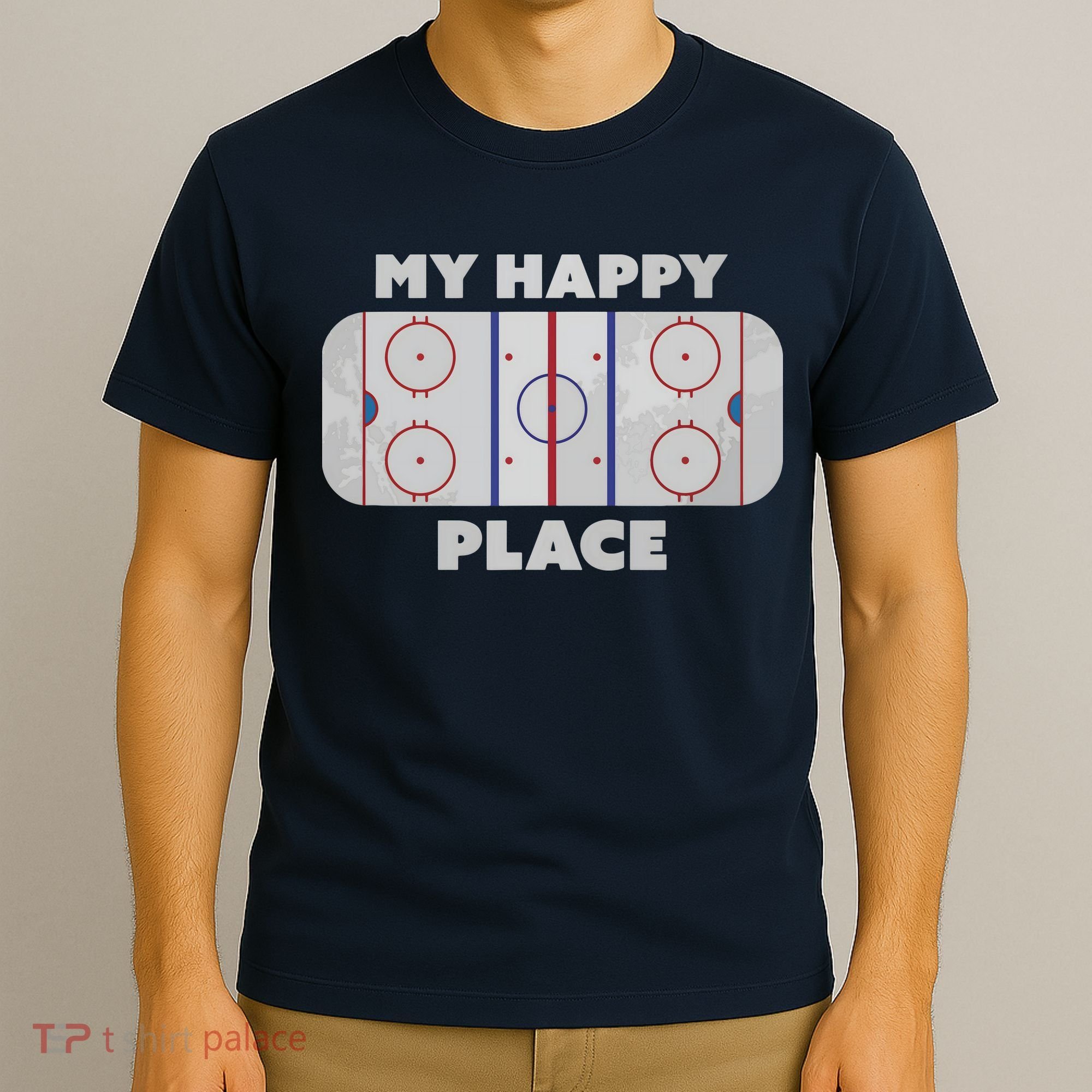 My Happy Place | Hockey, Figure & Speed Skating Rink T-Shirt