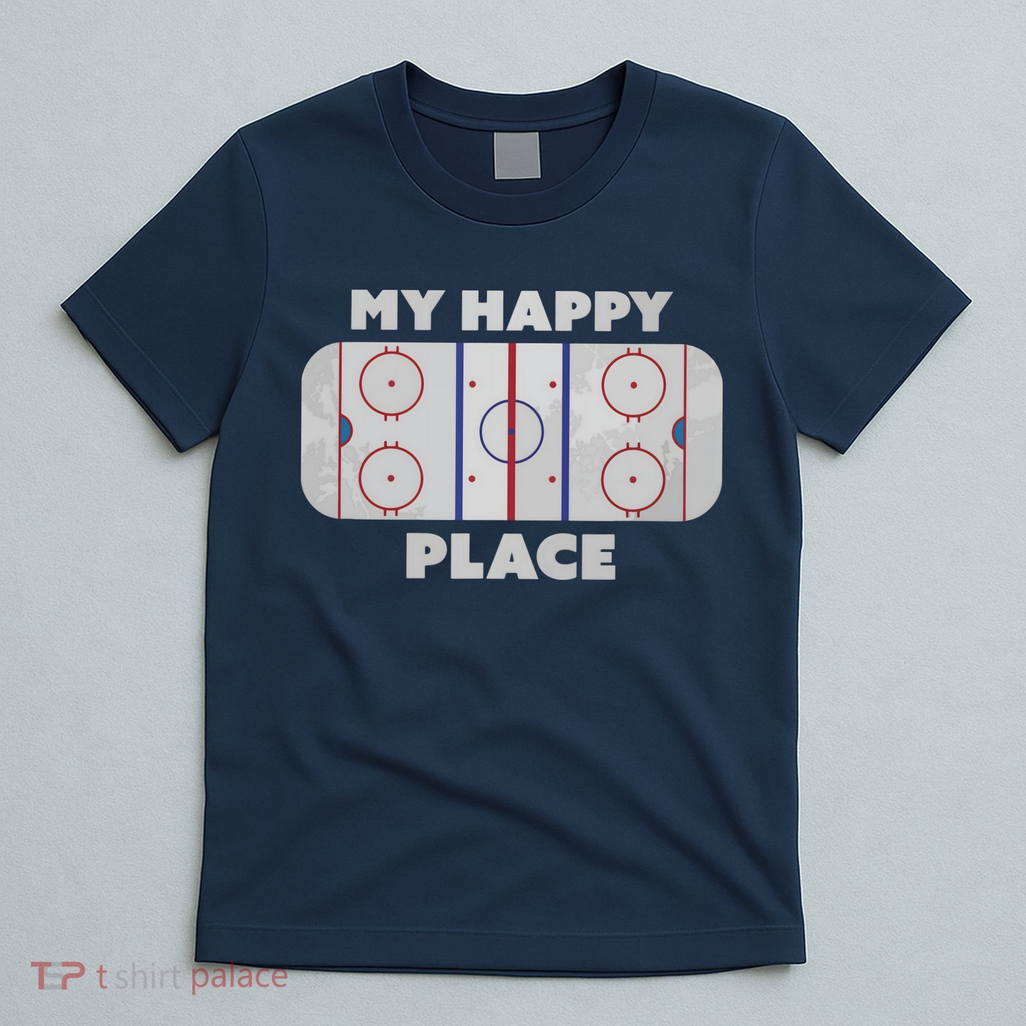 My Happy Place | Hockey, Figure & Speed Skating Rink T-Shirt