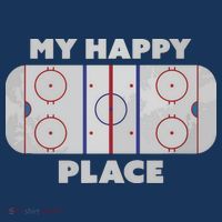 My Happy Place | Hockey, Figure & Speed Skating Rink Women's Hoodie thumb 2