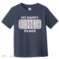 My Happy Place | Hockey, Figure & Speed Skating Rink Toddler T-Shirt thumb 0