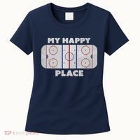My Happy Place | Hockey, Figure & Speed Skating Rink Women's T-Shirt thumb 0