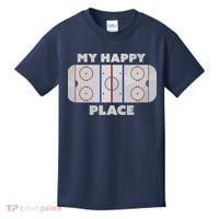 My Happy Place | Hockey, Figure & Speed Skating Rink Kids T-Shirt thumb 0