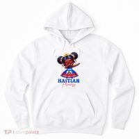 Melanin Haitian Princess Haiti Flag Black Hoodie thumb 0