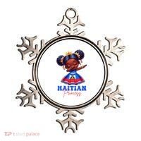 Melanin Haitian Princess Haiti Flag Black Ornament thumb 0