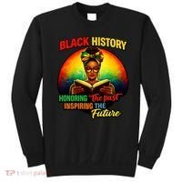 Melanin Honoring Past Inspiring Pride Book Black History Sweatshirt thumb 0