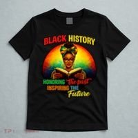 Melanin Honoring Past Inspiring Pride Book Black History T-Shirt thumb 5