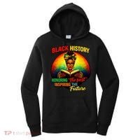 Melanin Honoring Past Inspiring Pride Book Black History Women's Hoodie thumb 0