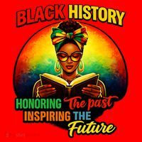 Melanin Honoring Past Inspiring Pride Book Black History Santa Hat thumb 1