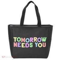 Mental Health Quote Tomorrow Needs You Tote Bag thumb 0