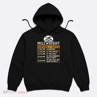 Millwright Hourly Rate Job Matching Millwright Hoodie thumb 0