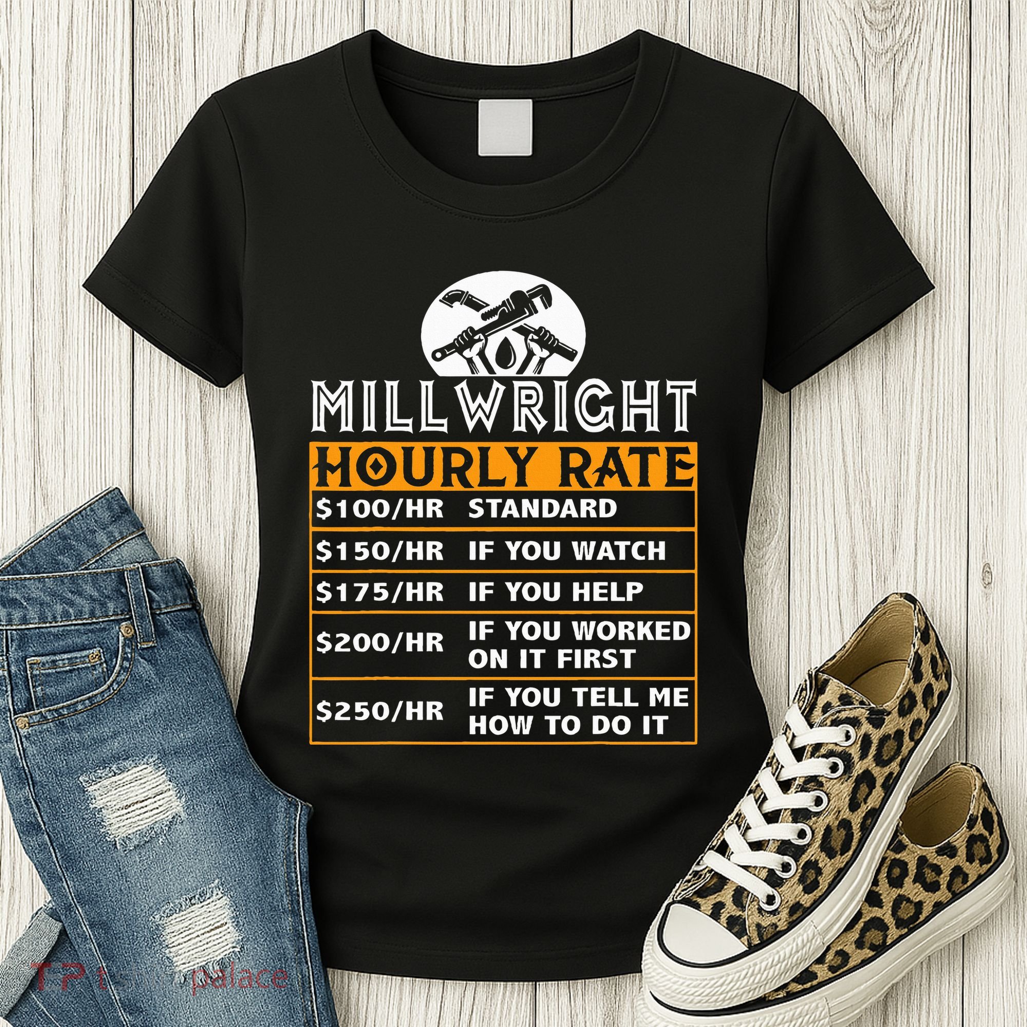 Millwright Hourly Rate Job Matching Millwright Women's T-Shirt