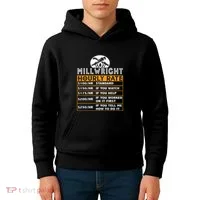 Millwright Hourly Rate Job Matching Millwright Kids Hoodie thumb 4