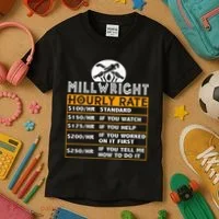 Millwright Hourly Rate Job Matching Millwright Kids T-Shirt thumb 3