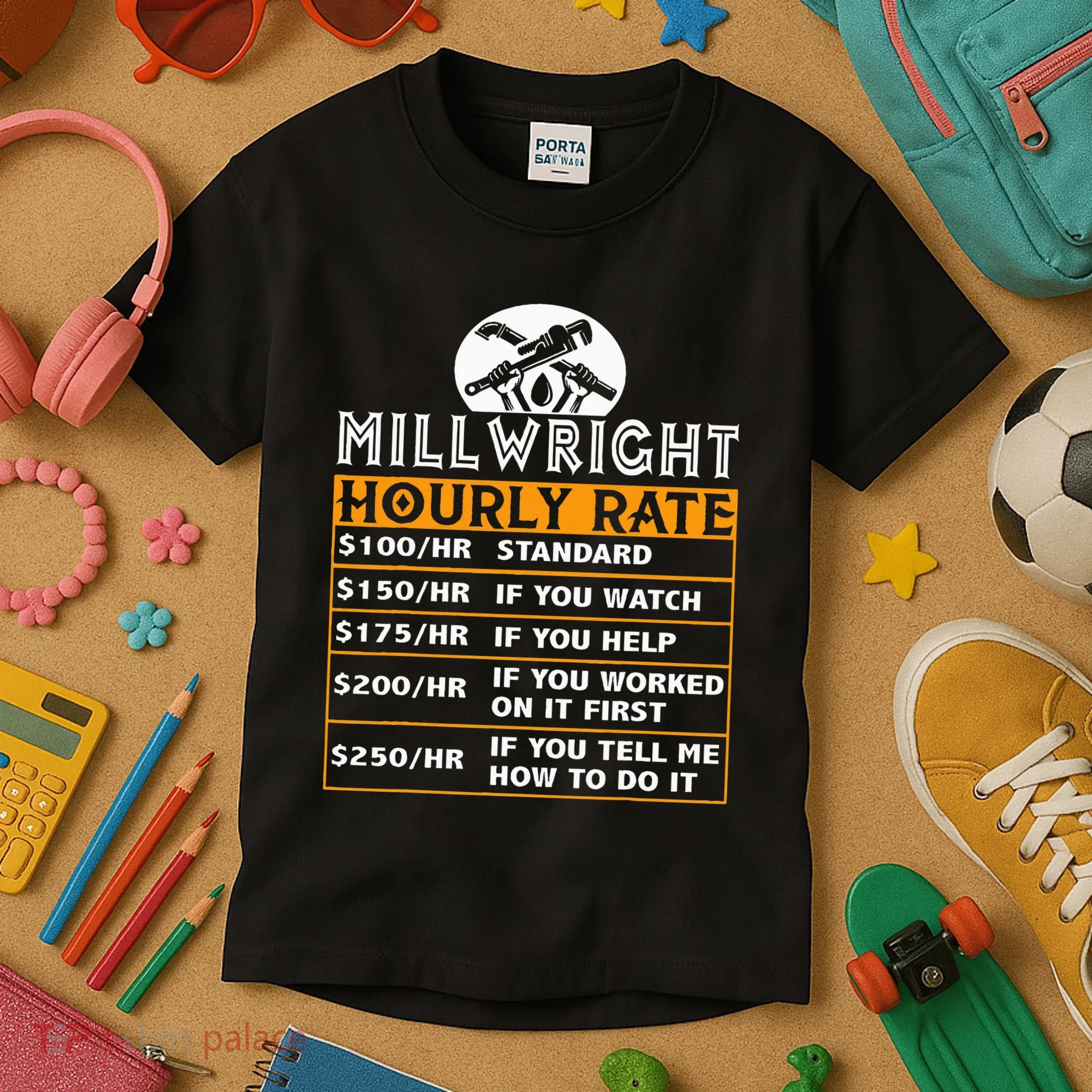Millwright Hourly Rate Job Matching Millwright Kids T-Shirt