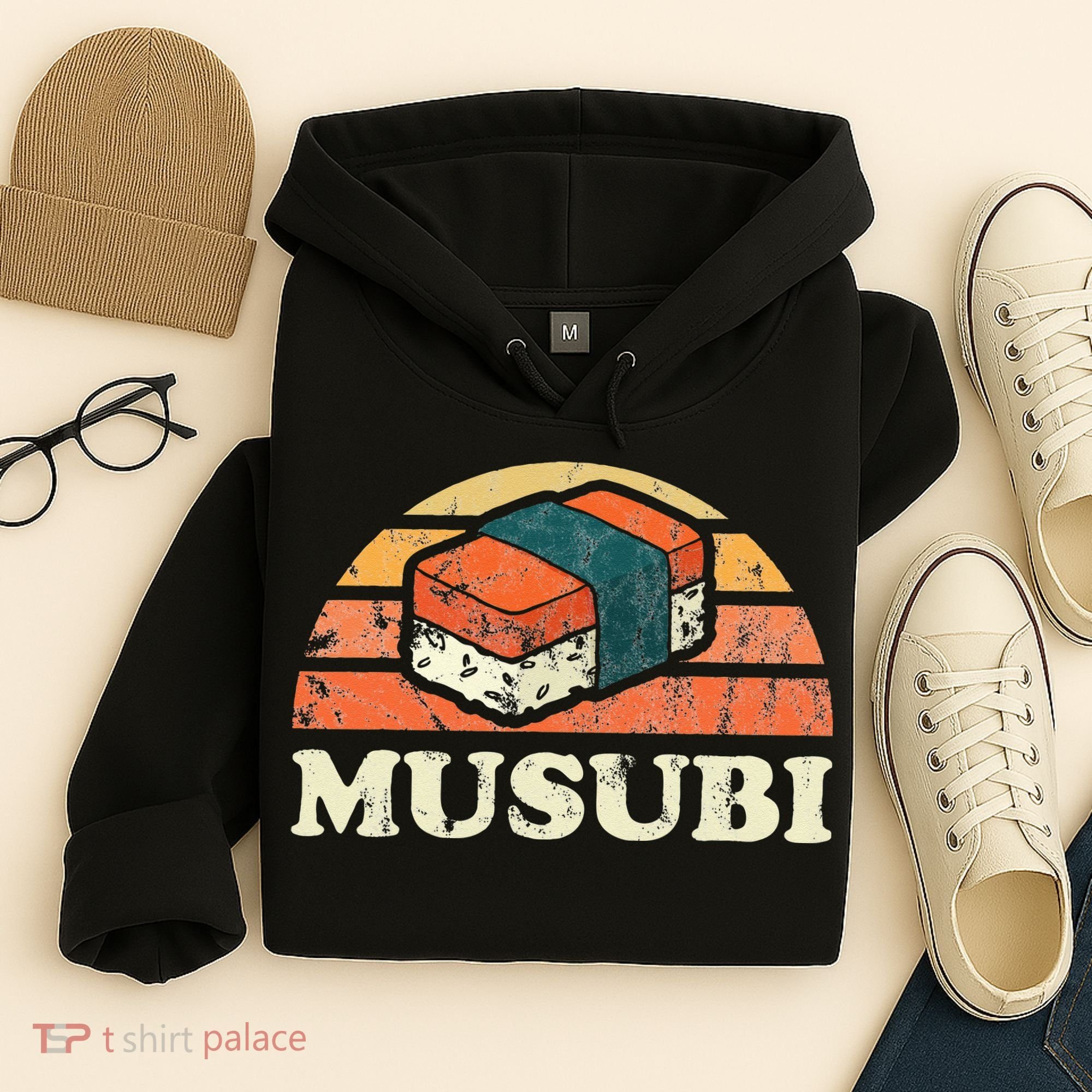 Musubi Hawaii Retro Style Hoodie