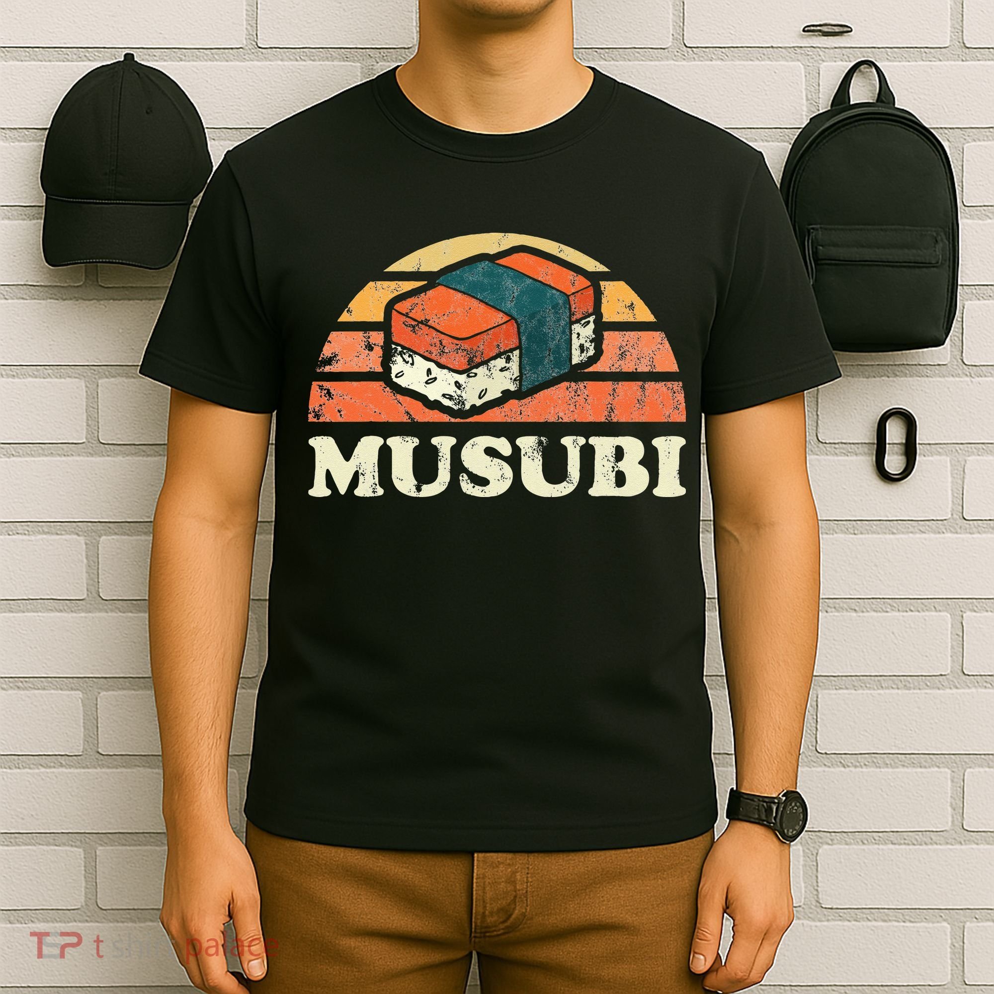 Musubi Hawaii Retro Style T-Shirt