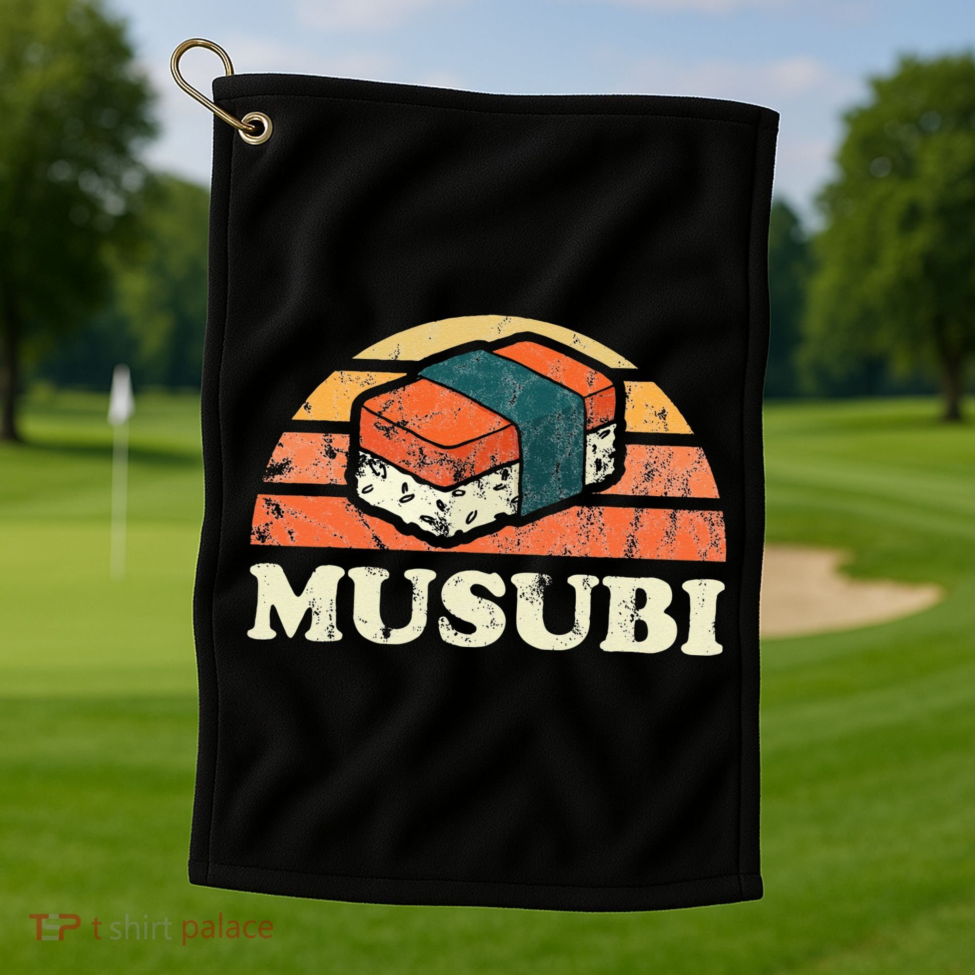 Musubi Hawaii Retro Style Golf Towel