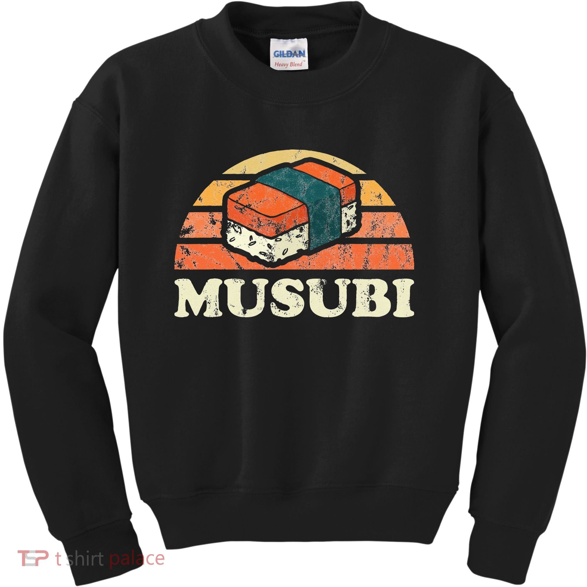 Musubi Hawaii Retro Style Kids Sweatshirt