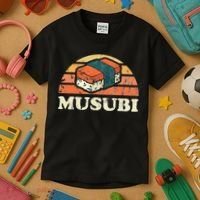 Musubi Hawaii Retro Style Kids T-Shirt thumb 3