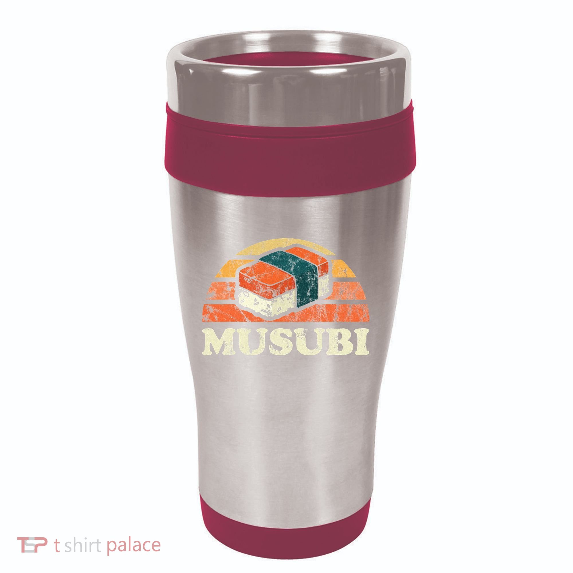 Musubi Hawaii Retro Style 16oz Travel Tumbler