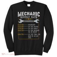Mechanic Hourly Rate Car Mechatronics Engineer Profession Car Gift Sweatshirt thumb 0