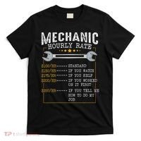 Mechanic Hourly Rate Car Mechatronics Engineer Profession Car Gift T-Shirt thumb 0